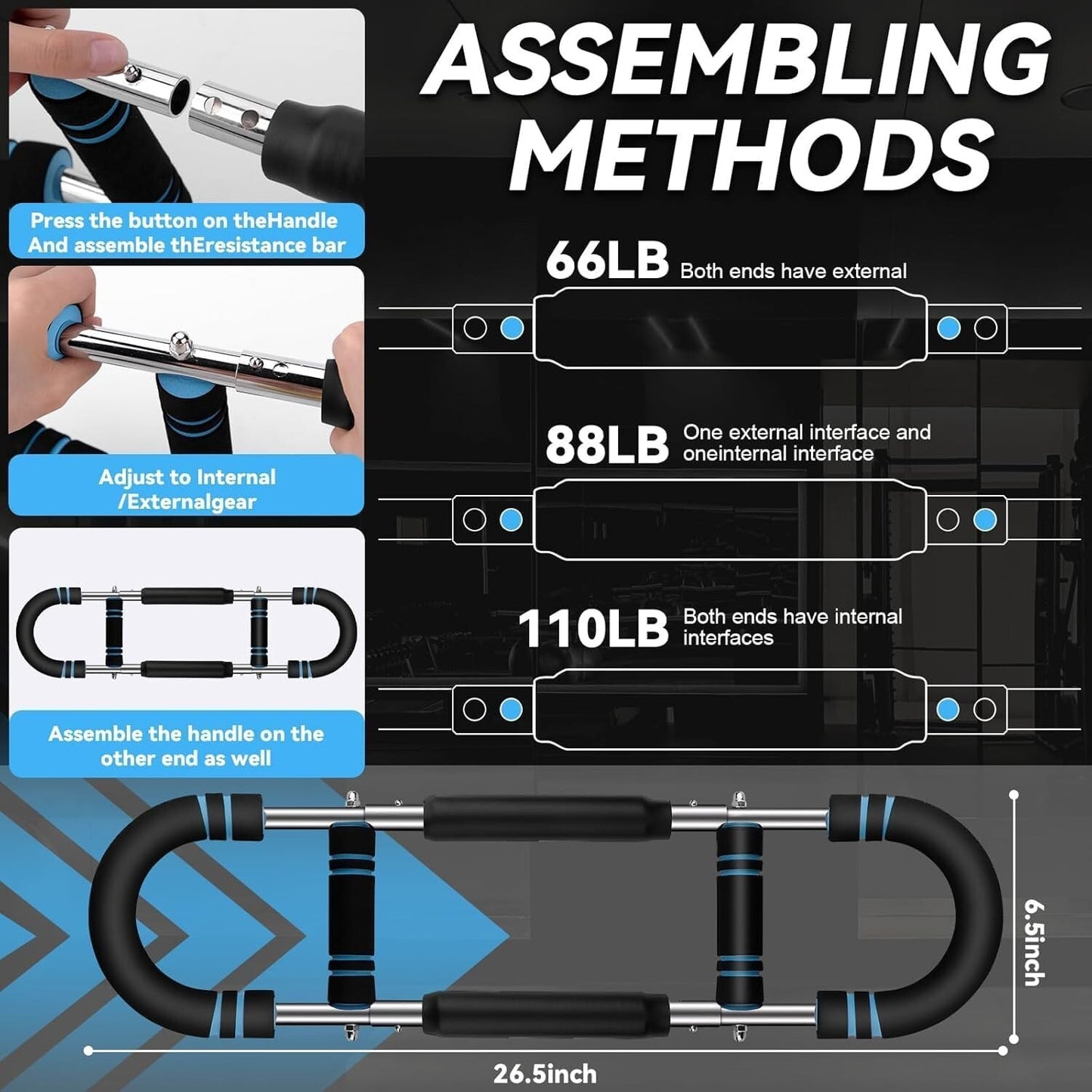Saker Twister Arm Trainer, Powertwist Arm Trainer, Adjustable Forearm Strengthen