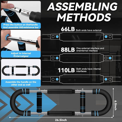 Saker Twister Arm Trainer, Powertwist Arm Trainer, Adjustable Forearm Strengthen